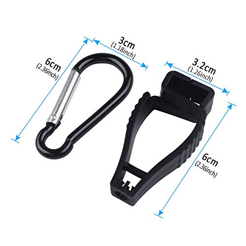Soporte para guantes 4 piezas clips de guantes con mosquetón de metal para guantes de trabajo Tienda de bricolaje trabajo en el jardín, trabajo de seguridad. Soporte para guantes 4 piezas clips de guantes con mosquetón de metal para guantes de trabajo Tienda de bricolaje trabajo en el jardín, trabajo de seguridad.