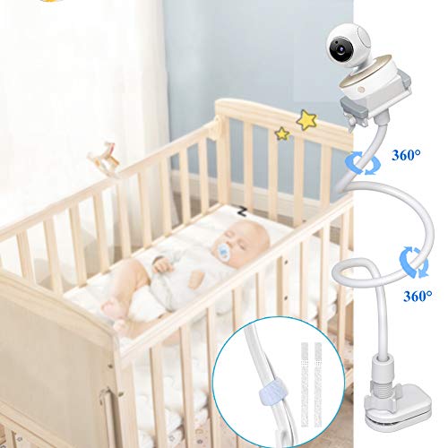 Soporte para Vigilabebes Universal | Soporte para Cámara Monitor de Bebé Ajustable sin Perforación | Compatible con la Mayoría de Monitores de Bebé