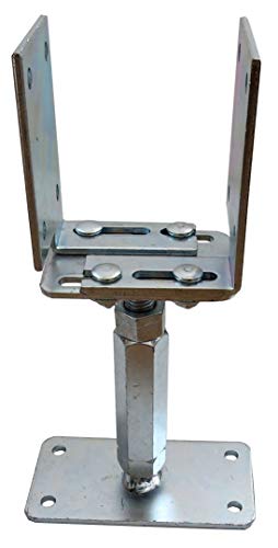Soporte postes altura regulable 160-220 mm Soporte postes altura regulable 160-220 mm