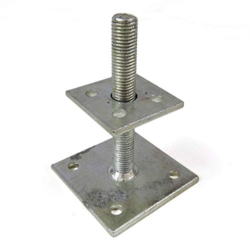 Soporte postes regulable 35-160 mm, 70x70 mm Soporte postes regulable 35-160 mm, 70x70 mm