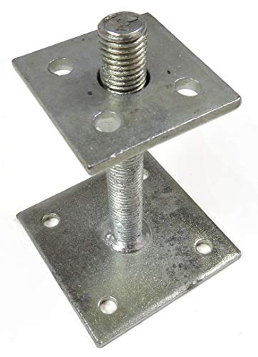 Soporte postes regulable 35-160 mm, 70x70 mm Soporte postes regulable 35-160 mm, 70x70 mm