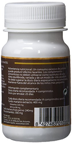 SOTYA - SOTYA Cardo Mariano 100 comprimidos 500 mg