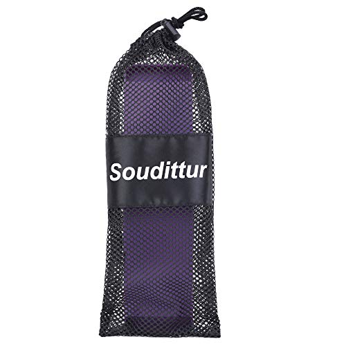 Soudittur Bolso de Zapatos de Punta Zapatillas de Ballet Baile con Cordón Hecha a Mano para Niñas Mujeres