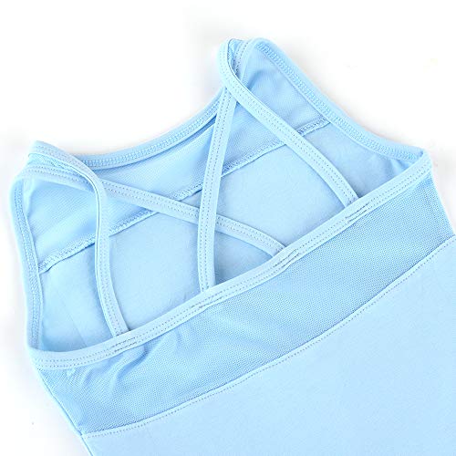 Soudittur Maillot de Ballet para NiƱa Sin Mangas Danza ClƔsico Body Leotardo Malla Gimnasia Ritmica en Azul (10-11 AƱos) Soudittur Maillot de Ballet para NiƱa Sin Mangas Danza ClƔsico Body Leotardo Malla Gimnasia Ritmica en Azul (10-11 AƱos)