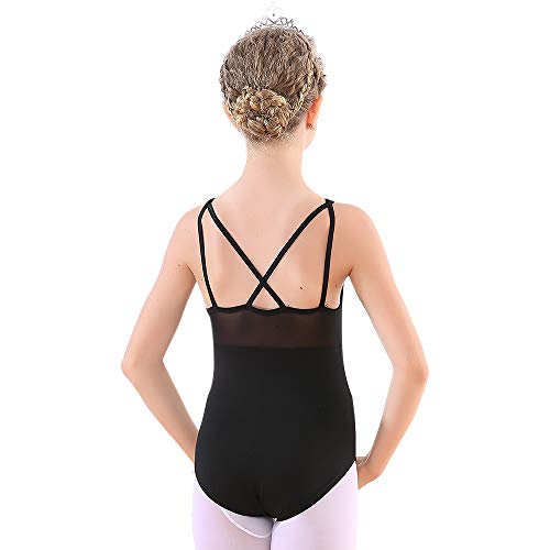 Soudittur Maillot de Ballet para Niña Sin Mangas Danza Clásico Body Leotardo Malla Gimnasia Ritmica en Negro (12-13 Años) Soudittur Maillot de Ballet para Niña Sin Mangas Danza Clásico Body Leotardo Malla Gimnasia Ritmica en Negro (12-13 Años)