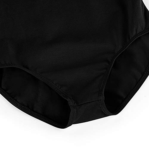 Soudittur Maillot de Ballet para Niña Sin Mangas Danza Clásico Body Leotardo Malla Gimnasia Ritmica en Negro (12-13 Años) Soudittur Maillot de Ballet para Niña Sin Mangas Danza Clásico Body Leotardo Malla Gimnasia Ritmica en Negro (12-13 Años)