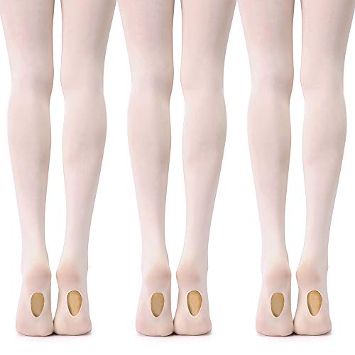 Soudittur Medias Convertibles de Ballet Danza para Niñas y Mujer 90 DEN en Rosa 3 Pares Soudittur Medias Convertibles de Ballet Danza para Niñas y Mujer 90 DEN en Rosa 3 Pares