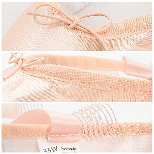 Soudittur Zapatillas de Ballet de Punta Zapatos Satén Puntas de Ballet con Puntera de Gel de Silicona y Cintas para Niñas y Mujeres Rosa EU39 (por Favor Seleccione una Talla más Grande) Soudittur Zapatillas de Ballet de Punta Zapatos Satén Puntas de Ballet con Puntera de Gel de Silicona y Cintas para Niñas y Mujeres Rosa EU39 (por Favor Seleccione una Talla más Grande)