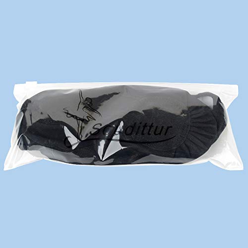 Soudittur Zapatillas de Ballet Suela Partida de Cuero Calzado de Danza para NiƱa y Mujer Adultos Negras Tallas 35 Soudittur Zapatillas de Ballet Suela Partida de Cuero Calzado de Danza para NiƱa y Mujer Adultos Negras Tallas 35