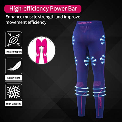 Souke Sports - Mallas Compresion Mujer, Leggings Mujer Deporte para Ejercicio Gimnasio Entrenamiento Cruzado Correr Pilates Ciclismo Yoga