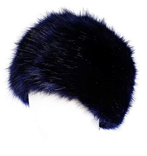 soul young Sombrero de Invierno del Estilo Ruso de la Piel Falsa de Las Mujeres Sombreros de Las Tapas de esquí de la Moda(Azul) soul young Sombrero de Invierno del Estilo Ruso de la Piel Falsa de Las Mujeres Sombreros de Las Tapas de esquí de la Moda(Azul)