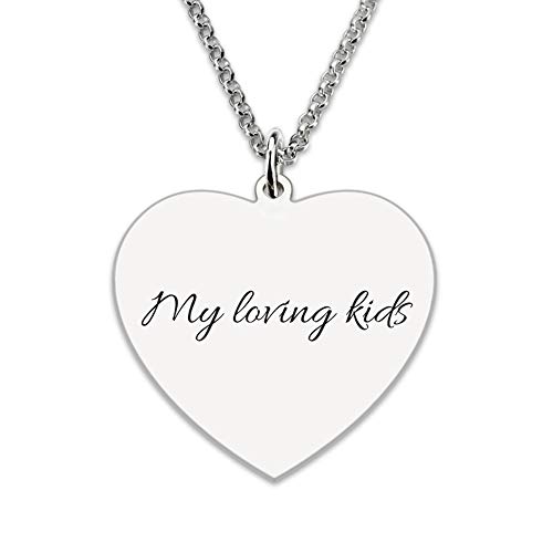 Souljewelry Collar Personalizado con Mensajes y Foto Colgante de Corazón de Acero Titanio para Hombre Mujer Unisex Regalos para Parejas Familias Amigos Color Dorado y Plateado Souljewelry Collar Personalizado con Mensajes y Foto Colgante de Corazón de Acero Titanio para Hombre Mujer Unisex Regalos para Parejas Familias Amigos Color Dorado y Plateado