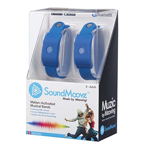Soundmoovz-41239 SoundMoovz Set de 2 pulseras Muzic By Mooving para crear y componer sonidos y música, color azul, 11,5 x 6,8 x 18,1 (Fábrica de Juguetes 41239) Soundmoovz-41239 SoundMoovz Set de 2 pulseras Muzic By Mooving para crear y componer sonidos y música, color azul, 11,5 x 6,8 x 18,1 (Fábrica de Juguetes 41239)