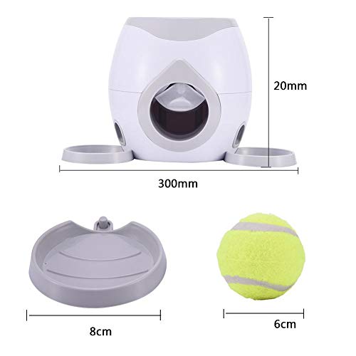 soundwinds Automático Pelota para Mascotas Juguete Interactivo para Perros Perro de Juguete Perro Lanzador de Pelotas de Tenis Máquina de recompensa de Alimentos Comedero Lento Puzzle de Juguete para soundwinds Automático Pelota para Mascotas Juguete Interactivo para Perros Perro de Juguete Perro Lanzador de Pelotas de Tenis Máquina de recompensa de Alimentos Comedero Lento Puzzle de Juguete para