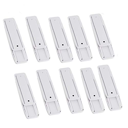 SoundZero 10 piezas Soporte de Regleta Fijador de Montaje, Pared de Regleta Autoadhesivo Organizador de Fijación de Cable de Enchufe para Enrutador Wifi, Control Remoto y Caja de Pañuelos SoundZero 10 piezas Soporte de Regleta Fijador de Montaje, Pared de Regleta Autoadhesivo Organizador de Fijación de Cable de Enchufe para Enrutador Wifi, Control Remoto y Caja de Pañuelos