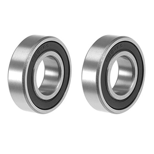 sourcing map 6004-2RS Rodamiento de bolas 20x42x12mm Rodamientos ABEC-3 de doble sellado 2 piezas sourcing map 6004-2RS Rodamiento de bolas 20x42x12mm Rodamientos ABEC-3 de doble sellado 2 piezas