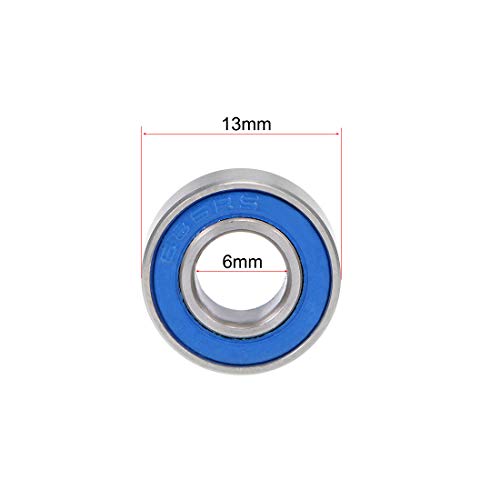 sourcing map 683-688 Rodamiento de bolas ABEC-3 Rodamiento 686-2RS 5Qty