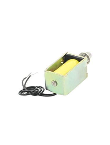 sourcing map DC5V 90 g/2mm 10% electrificado velocidad de tracción Tipo de movimiento lineal del electroimán del solenoide sourcing map DC5V 90 g/2mm 10% electrificado velocidad de tracción Tipo de movimiento lineal del electroimán del solenoide