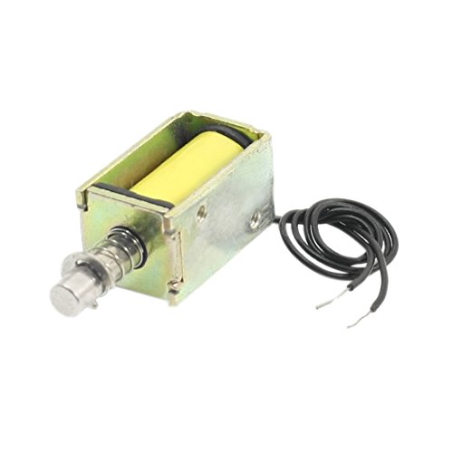 sourcing map DC5V 90 g/2mm 10% electrificado velocidad de tracción Tipo de movimiento lineal del electroimán del solenoide sourcing map DC5V 90 g/2mm 10% electrificado velocidad de tracción Tipo de movimiento lineal del electroimán del solenoide
