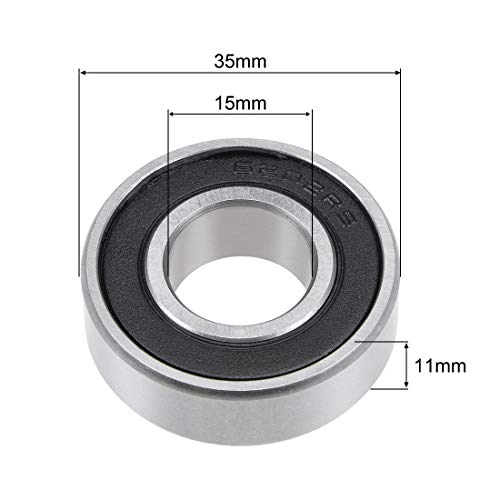 sourcing map Rodamiento ABEC-3 6200-6300 Rodamiento de Bolas 6202-2RS (2 Pack) sourcing map Rodamiento ABEC-3 6200-6300 Rodamiento de Bolas 6202-2RS (2 Pack)