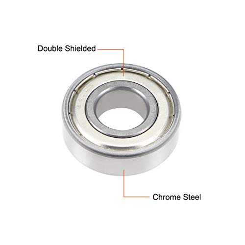 sourcing map Rodamiento ABEC-3 6200-6300 Rodamiento de Bolas 6203ZZ (2 Pack) sourcing map Rodamiento ABEC-3 6200-6300 Rodamiento de Bolas 6203ZZ (2 Pack)