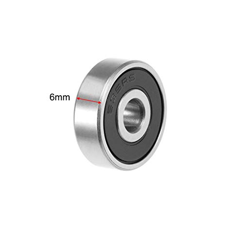 sourcing map Rodamiento de bolas 635-2RS de 5x19x6mm Rodamientos de doble sellado ABEC-3 10uds sourcing map Rodamiento de bolas 635-2RS de 5x19x6mm Rodamientos de doble sellado ABEC-3 10uds