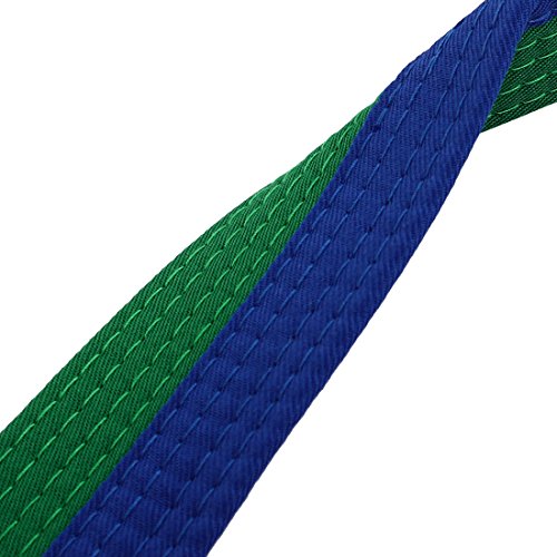 sourcing map Sporty Rank Hapkido Taekwondo Belt Judo Karate Band Verde Azul sourcing map Sporty Rank Hapkido Taekwondo Belt Judo Karate Band Verde Azul