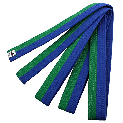 sourcing map Sporty Rank Hapkido Taekwondo Belt Judo Karate Band Verde Azul