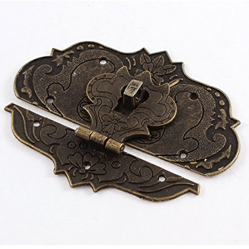 Sourcingmap – ® 97 mmx73 mm maleta Joyero aldaba para candados Latch Lock tono de bronce antiguo Sourcingmap – ® 97 mmx73 mm maleta Joyero aldaba para candados Latch Lock tono de bronce antiguo