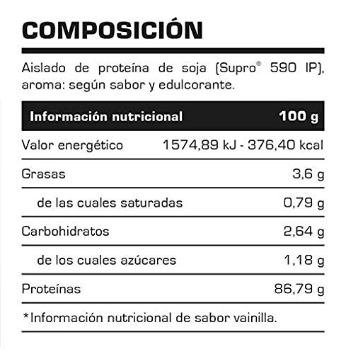 SOY ISO PROTEIN 2 lb VAINILLA - Suplementos Alimentación y Suplementos Deportivos - Vitobest