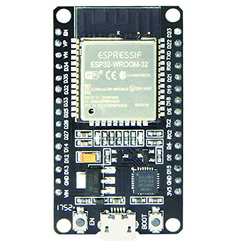 SP-Cow ESP32 modulo WiFi Placa de Desarrollo, ESP-WROOM-32 ESP-32 ESP-32S 2.4GHz WiFi + Bluetooth Modo Dual Módulo de Antena con Ultra Low Power (3 Pack)