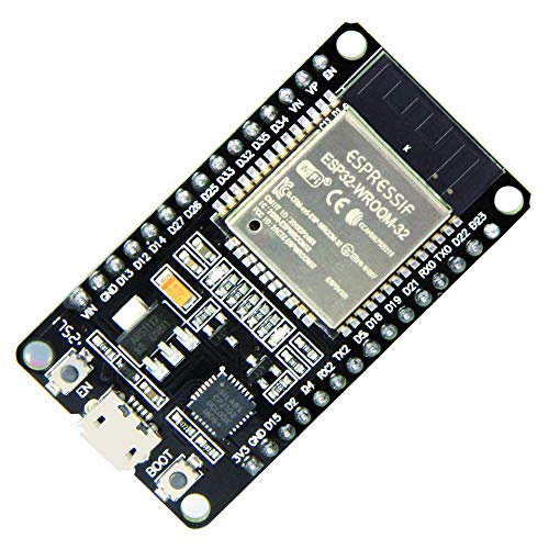 SP-Cow ESP32 modulo WiFi Placa de Desarrollo, ESP-WROOM-32 ESP-32 ESP-32S 2.4GHz WiFi + Bluetooth Modo Dual Módulo de Antena con Ultra Low Power (3 Pack)