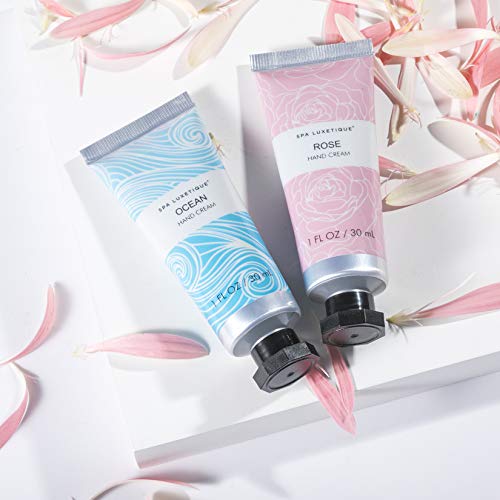 Spa Luxetique Set de Cremas de Manos Con Rápida Absorción y Ultra Hidratación, Crema Protectora de Manos para Mujer, Set de Regalo con 8 Piezas,Cremas de Manos de Manteca de Karité Spa Luxetique Set de Cremas de Manos Con Rápida Absorción y Ultra Hidratación, Crema Protectora de Manos para Mujer, Set de Regalo con 8 Piezas,Cremas de Manos de Manteca de Karité