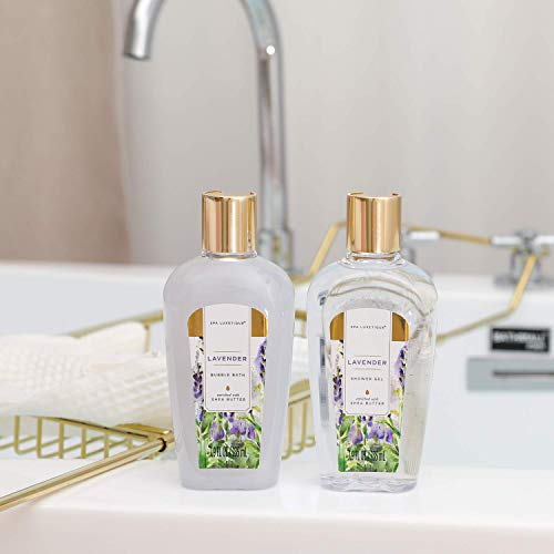 Spa Luxetique Set de Spa para el Hogar a Lavanda, Set de Regalo de Baño con Bañera, Regalos Pequeños para Mujer, Set de Baño y Ducha con 8 Piezas, Incluye Gel de Ducha, Baño de Burbujas Spa Luxetique Set de Spa para el Hogar a Lavanda, Set de Regalo de Baño con Bañera, Regalos Pequeños para Mujer, Set de Baño y Ducha con 8 Piezas, Incluye Gel de Ducha, Baño de Burbujas