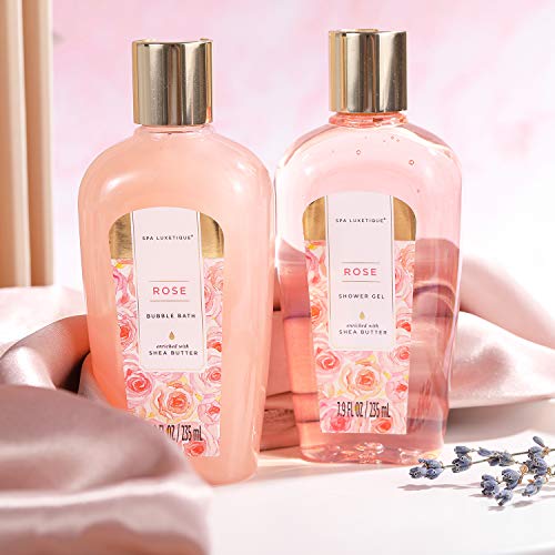Spa Luxetique Set de Spa para el Hogar a Rosa, Set de Regalo de Baño, Regalos Pequeños para Mujer, Set de Baño y Ducha con 8 Piezas,Incluye Loción Corporal,Manteca Corporal, Bombas de Baño Spa Luxetique Set de Spa para el Hogar a Rosa, Set de Regalo de Baño, Regalos Pequeños para Mujer, Set de Baño y Ducha con 8 Piezas,Incluye Loción Corporal,Manteca Corporal, Bombas de Baño