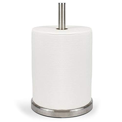 Space Home - Portarrollo de Papel de Cocina - Soporte para Papel Absorbente - Acero - Especial Rollos Grandes - Ø 20,5 cm Space Home - Portarrollo de Papel de Cocina - Soporte para Papel Absorbente - Acero - Especial Rollos Grandes - Ø 20,5 cm