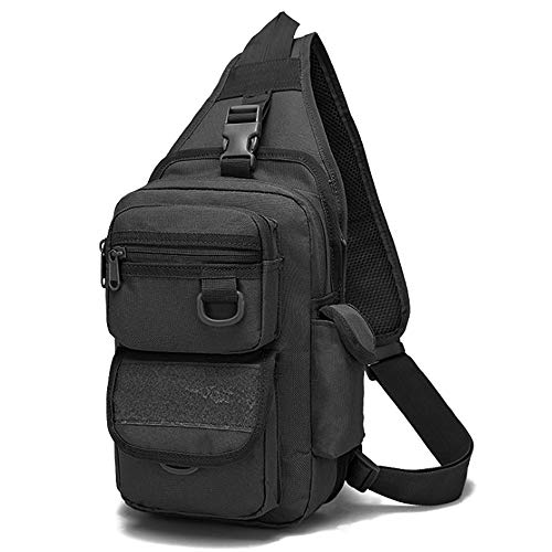 SPAHER Bolsos Cruzados Hombre Mochila De Hombro Mochila Bandolera Bolsa De Pecho Ciclismo Senderismo Camping Deportiva Deporte Al Aire Libre Camping Gimnasio Diario Mujer Chico Chica Adolescente