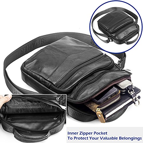 SPAHER IPAD Bolso de cuero Bolso De mano de los hombres del trabajo Hombro del negocio del morral Backpack Crossbody Bolso ocasional del recorrido de la honda del totalizador Grande SPAHER IPAD Bolso de cuero Bolso De mano de los hombres del trabajo Hombro del negocio del morral Backpack Crossbody Bolso ocasional del recorrido de la honda del totalizador Grande