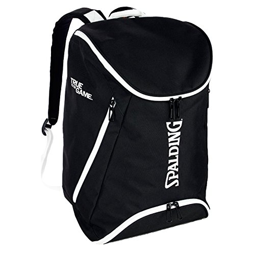 Spalding 300454301, Mochila Unisex Adulto, Multicolor (Negro/Blanco), 15x24x45 cm