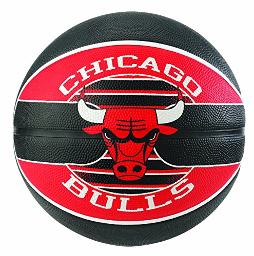 Spalding NBA Team Chicago Bulls 83-583Z Balón de Baloncesto, Multicolor, 5 Spalding NBA Team Chicago Bulls 83-583Z Balón de Baloncesto, Multicolor, 5
