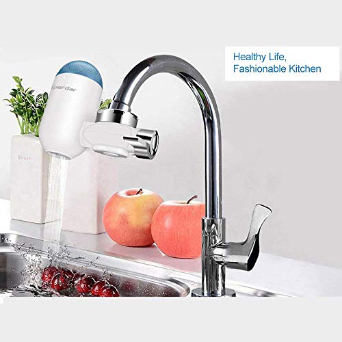 Spardar Filtro de Agua para Grifo, Sistema de filtración con Material Ultra Absorbente, Compatible con grifos estándar Spardar Filtro de Agua para Grifo, Sistema de filtración con Material Ultra Absorbente, Compatible con grifos estándar