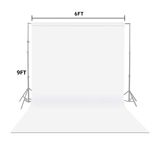 Spardar Pro Fondo fotográfico 2 x 3M, Plegable Telón de Fondo de 100% Algodón Puro para Estudio fotográfico para Fotografía, Vídeo y Televisión, Verde, Incluye únicamente el Fondo