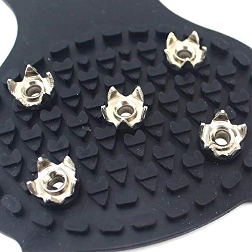 Speaklaus Tacos para zapatos de invierno antideslizantes, 1 par de tacos para zapatos / nieve y crampones - Suela antideslizante - para botas Speaklaus Tacos para zapatos de invierno antideslizantes, 1 par de tacos para zapatos / nieve y crampones - Suela antideslizante - para botas