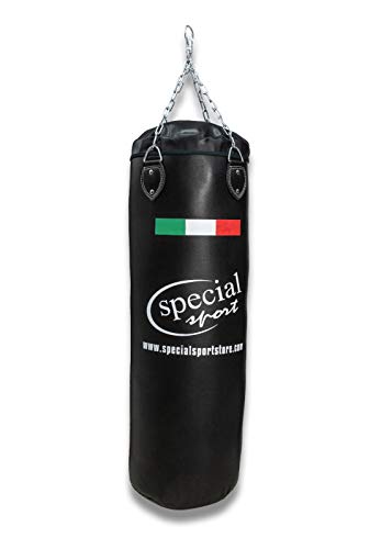 Special Sport - Saco de boxeo para artes marciales, 40 kg, negro, unisex para adulto