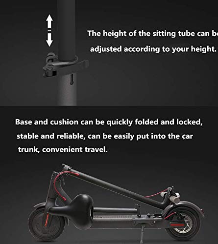SPEDWHEL Accesorios Originales para Scooter eléctrico MIJIA M365 Plegable amortiguación cómodo Asiento SPEDWHEL Accesorios Originales para Scooter eléctrico MIJIA M365 Plegable amortiguación cómodo Asiento
