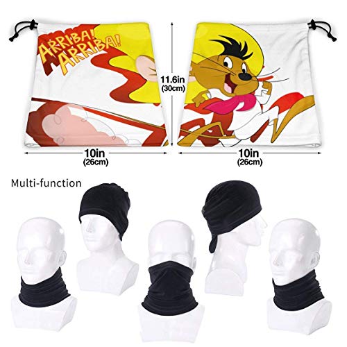 Spee-dy Gon-zales Arriba Pasamontañas de microfibra transpirable Calentador de cuello a prueba de viento Pañuelo facial para clima frío Invierno Actividades al aire libre Polvo Viento UV Fleece 25x30 Spee-dy Gon-zales Arriba Pasamontañas de microfibra transpirable Calentador de cuello a prueba de viento Pañuelo facial para clima frío Invierno Actividades al aire libre Polvo Viento UV Fleece 25x30