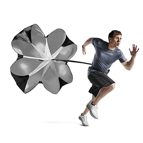 Speed Chute Correr Entrenamiento de velocidad 56 Pulgadas de Resistencia corriendo Sprint para fútbol de fútbol Deportes de entrenamiento de velocidad y entrenamiento físico de fuerza Speed Chute Correr Entrenamiento de velocidad 56 Pulgadas de Resistencia corriendo Sprint para fútbol de fútbol Deportes de entrenamiento de velocidad y entrenamiento físico de fuerza