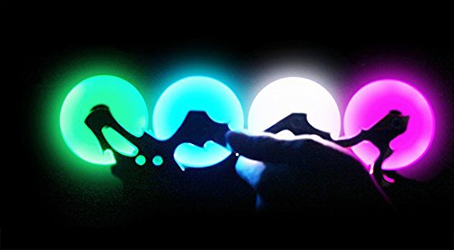 SPEEDEVE 8pcs LED Ruedas para Patines en línea 90A SPEEDEVE 8pcs LED Ruedas para Patines en línea 90A