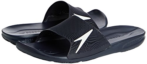 Speedo Atami II Max - Chanclas de sintético para hombre, Azul (Navy), 42