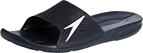 Speedo Atami II Max - Chanclas de sintético para hombre, Azul (Navy), 42